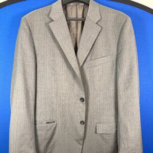 Canali Italian Wool Suit 44R Luxury Designer Mens Coat Made in Italy Luxury Coat